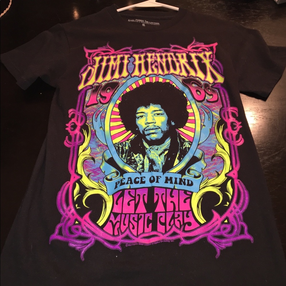 Vintage Jimi Hendrix Small Graphic T-shirt RARE